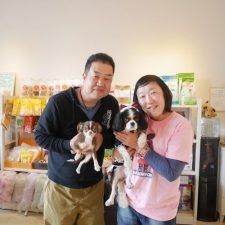 ちわわのミロくんと飼い主様とももちゃん
