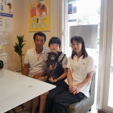 ０７０６０５プードルシルバーの女の子と飼い主様