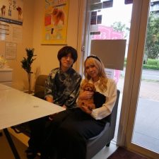 070623プードルのレッドの男の子と飼い主様