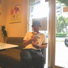 070806Mix（ﾏﾙﾌﾟｰ）のアプリコットの男の子と飼い主様