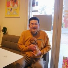 071016プードルの女の子と飼い主様