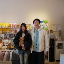 071110プードルのレッドの女の子と飼い主様